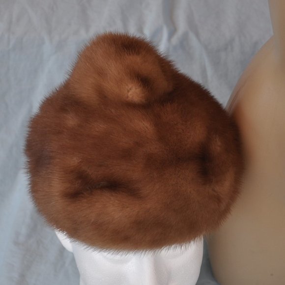 Adolfo II vintage fur hat and stole wrap collar (w682) main image 12